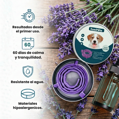 Collar Calmante Natural ZenPets® Power - 60 Dias