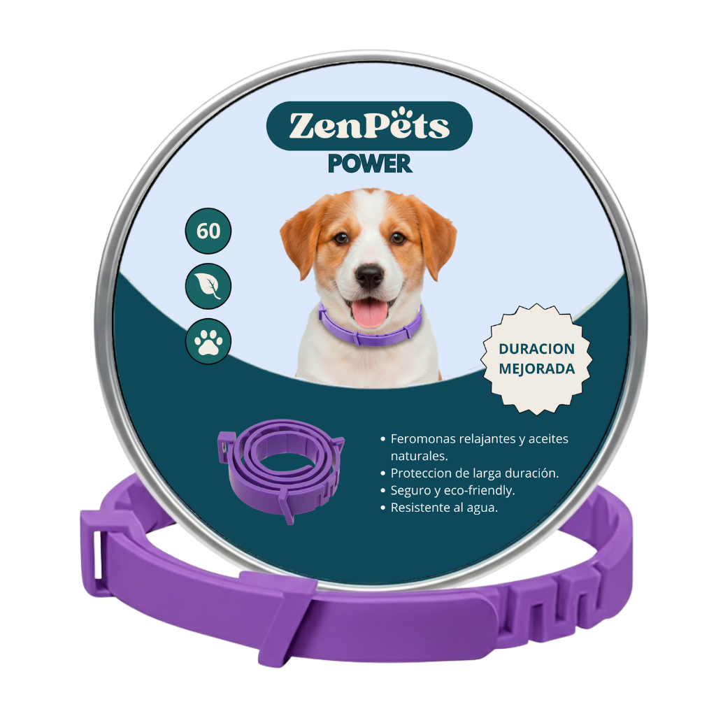 Collar Calmante Natural ZenPets® Power - 60 Dias