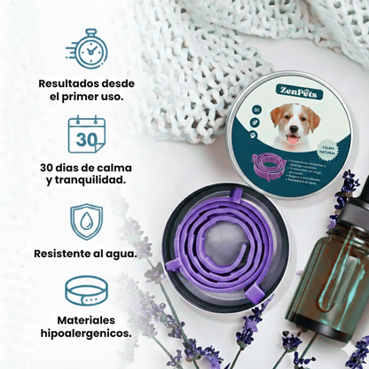 Collar Calmante Natural ZenPets® - 30 Dias